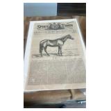 1879 spirit of the times Nina death front page