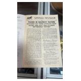 1948 bay state raceway race program