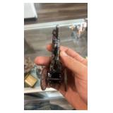 antique cast iron horse trotting toy
