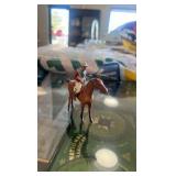 antique horse and jockey toy