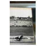 large 1950s horse racing photograph