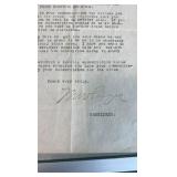 m.w. savage signed letter