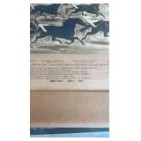 1869 the brush on the homestretch lithograph