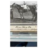 miss show me horse racing photograph