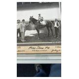 1947 miss show me horse racing photograph