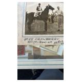 1949 miss cranberry horse racing photograph