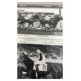 1947 night tour horse racing photograph