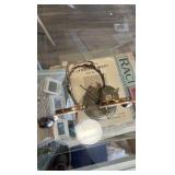1912 silver plated horse themed display