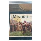early 1900s minoru horse racing game in original box