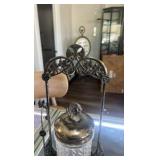 Victorian era silver plated pickle castor