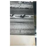 large 1950s horse racing photograph