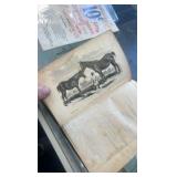 1871 the horse in the stable and the field book