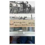 1955 tiger cat horse racing photograph