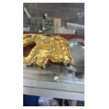 brass greyhound belt buckle 1991