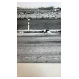 large 1950s horse racing photograph