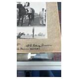 1955 tiger cat horse racing photograph