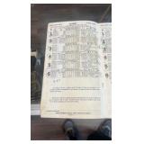 1959 Hollywood park race program