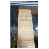 1929 Maryland jockey club pimlico race program