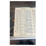 1951 Roosevelt raceway race program
