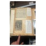 original 1950s Windy City scrapbook by owner Gus luellwitz