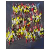 Lot of fishing bobbers