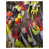 Lot of fishing bobbers