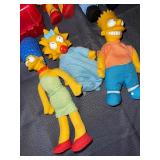 Lot of vintage simpsons items