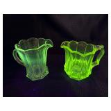Starburst misc glass lot GLOWS