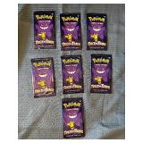 Lot of 7 sealed packs of Pokemon trick or trade cards