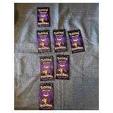 7 sealed trick or trade pokemon cards packages