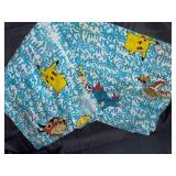 Vintage 1998 Pokemon twin flat sheet