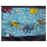 Vintage 1998 Pokemon twin flat sheet