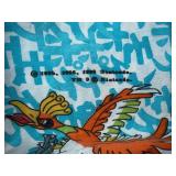 Vintage 1998 Pokemon twin flat sheet