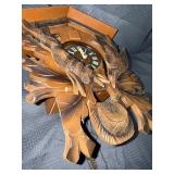Vintage German Black Forest hunting themed cuckoo clock
