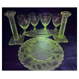 Lot of manganese glass that GLOWS
