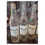 Lot of vintage wieco soda bottles