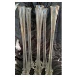 Lot of clear Eiffel Tower vases (wedding)