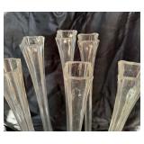Lot of clear Eiffel Tower vases (wedding)