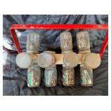 Vintage revolving metal organizer for hardware