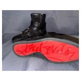 black Christian Louboutin high-top sneakers