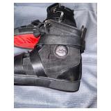 black Christian Louboutin high-top sneakers