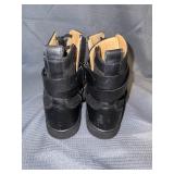black Christian Louboutin high-top sneakers