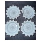 Lot of milk glass