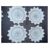 Lot of milk glass