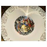 Set of vintage crest-o-gold 22k gold trim