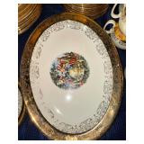 Set of vintage crest-o-gold 22k gold trim
