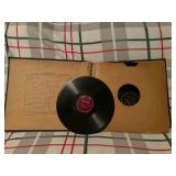 Book full of vintage Victorola 78 rpm records