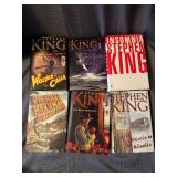 Lot of hardcover Stephen king books