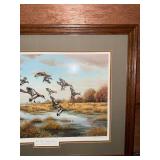 Framed print of ducks