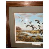 Framed print of ducks